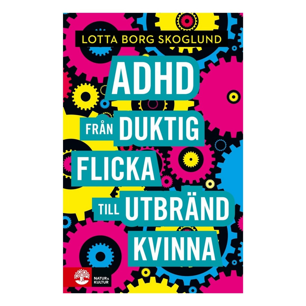 Boken 'ADHD – Från duktig flicka till utbränd kvinna' av Lotta Borg Skoglund – en insiktsfull bok om flickor och kvinnor med ADHD.