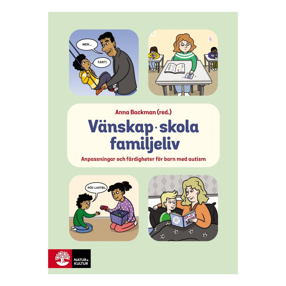 Vänskap, skola, familjeliv av Anna Backman om anpassningar och färdigheter för barn med autism