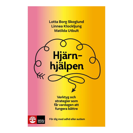 Bokomslag Hjärnhjälpen verktyg och strategier för ADHD och autism som skapar struktur fokus och fungerande vardag