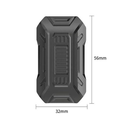 Storlek för Magnetisk Infinity Slider – cirka 56 mm hög och 32 mm bred