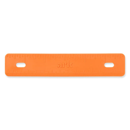 Orange tugghjälpmedel i linjalform, Binder Buddy