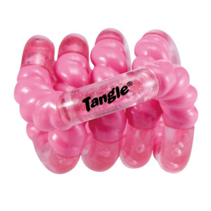 Rosa Tangle Jr Crush fidgetleksak i färgen Soda Pop med bubblig yta - ADHD