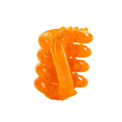 Självlysande orange Tangle Jr Glow med knottrig yta