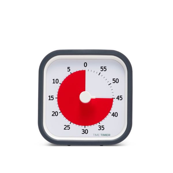 Time Timer MOD visuell timer med tydlig röd nedräkningsskiva, perfekt för tidshantering och koncentration.