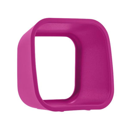 Silikonfodral till Time Timer MOD i färgen rosa, sett framifrån.