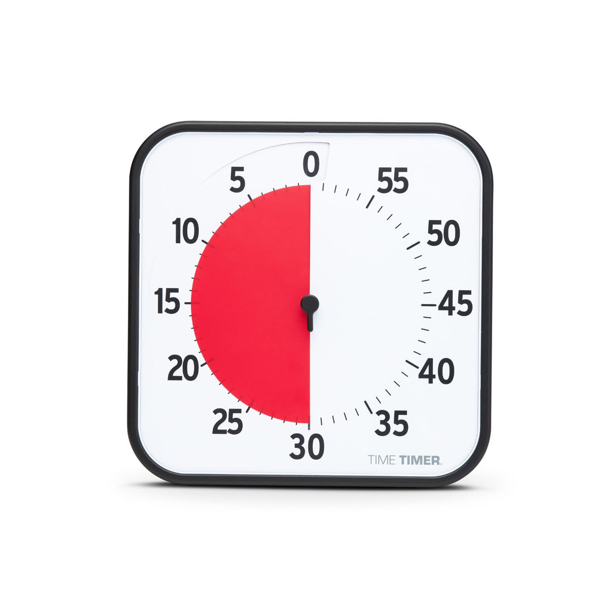 Time Timer Original Large med 30 minuter kvar på den röda nedräkningsskivan