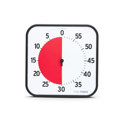 Time Timer Original Large med 30 minuter kvar på den röda nedräkningsskivan