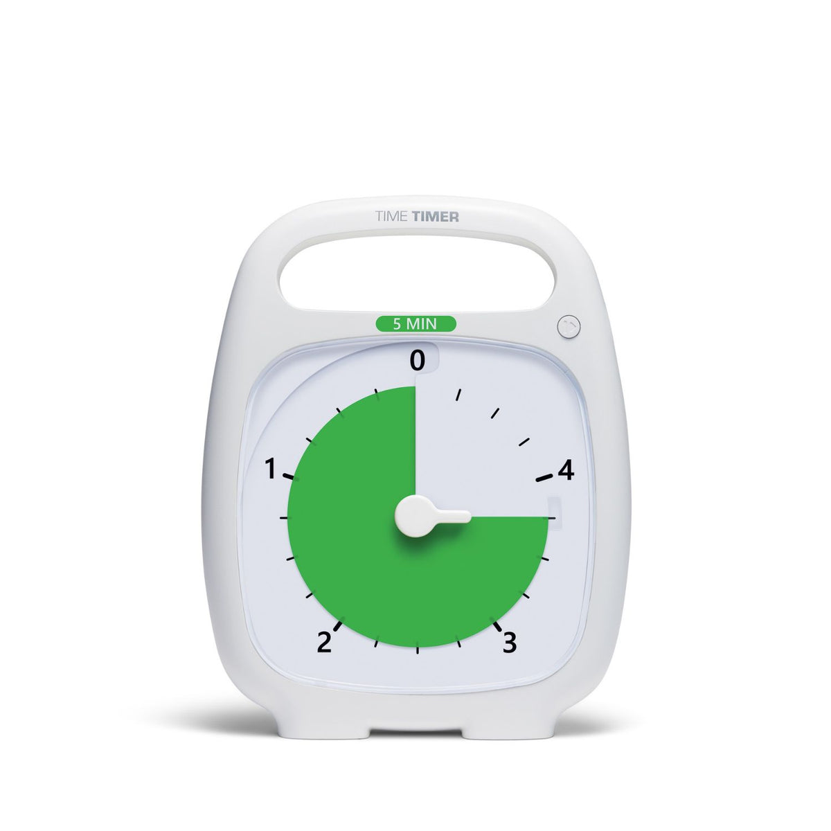 Time Timer PLUS 5 min visuell timer med grön skiva som visar återstående tid