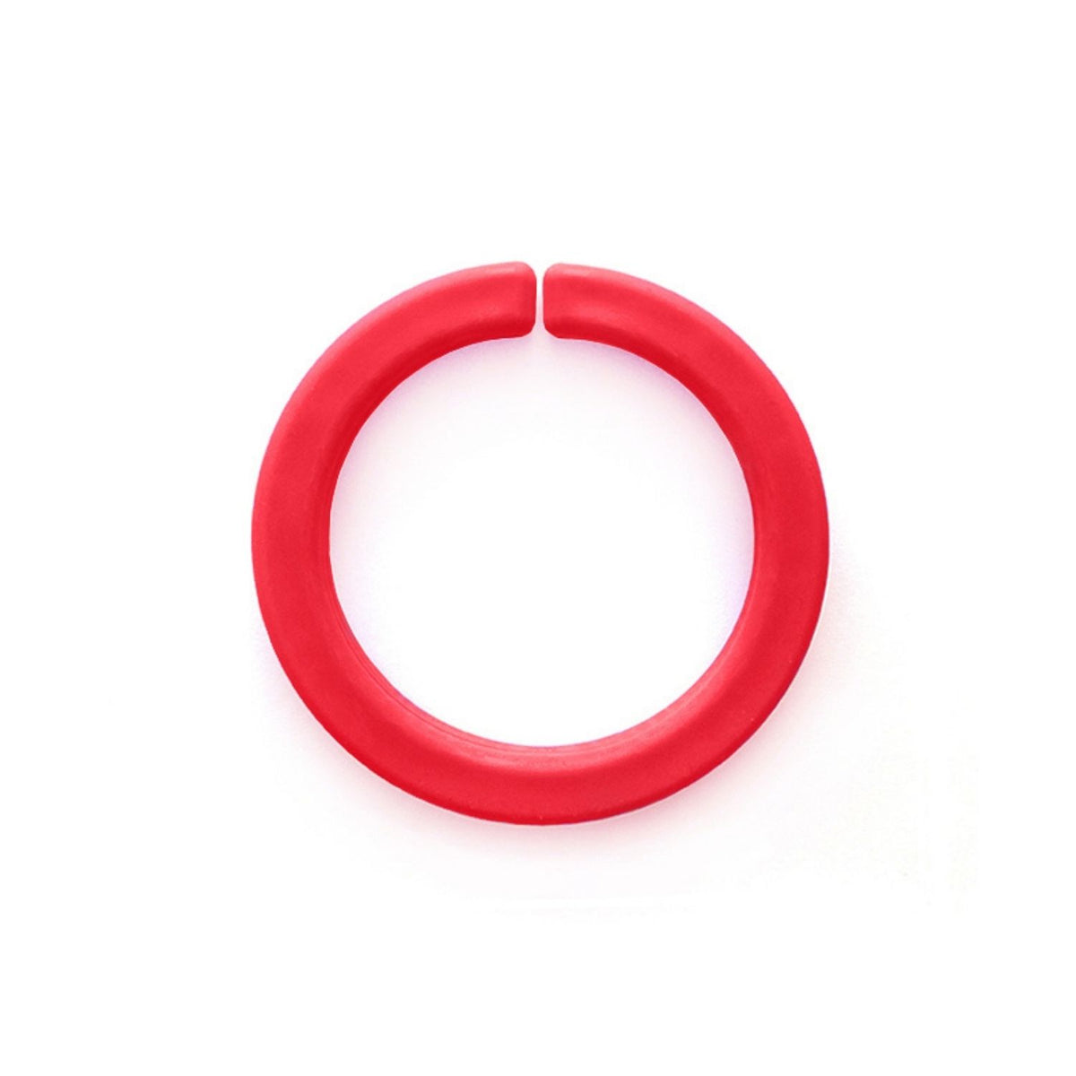 Rött Tuggarmband Bangle, diskret lösning för stresslindring och fokus.