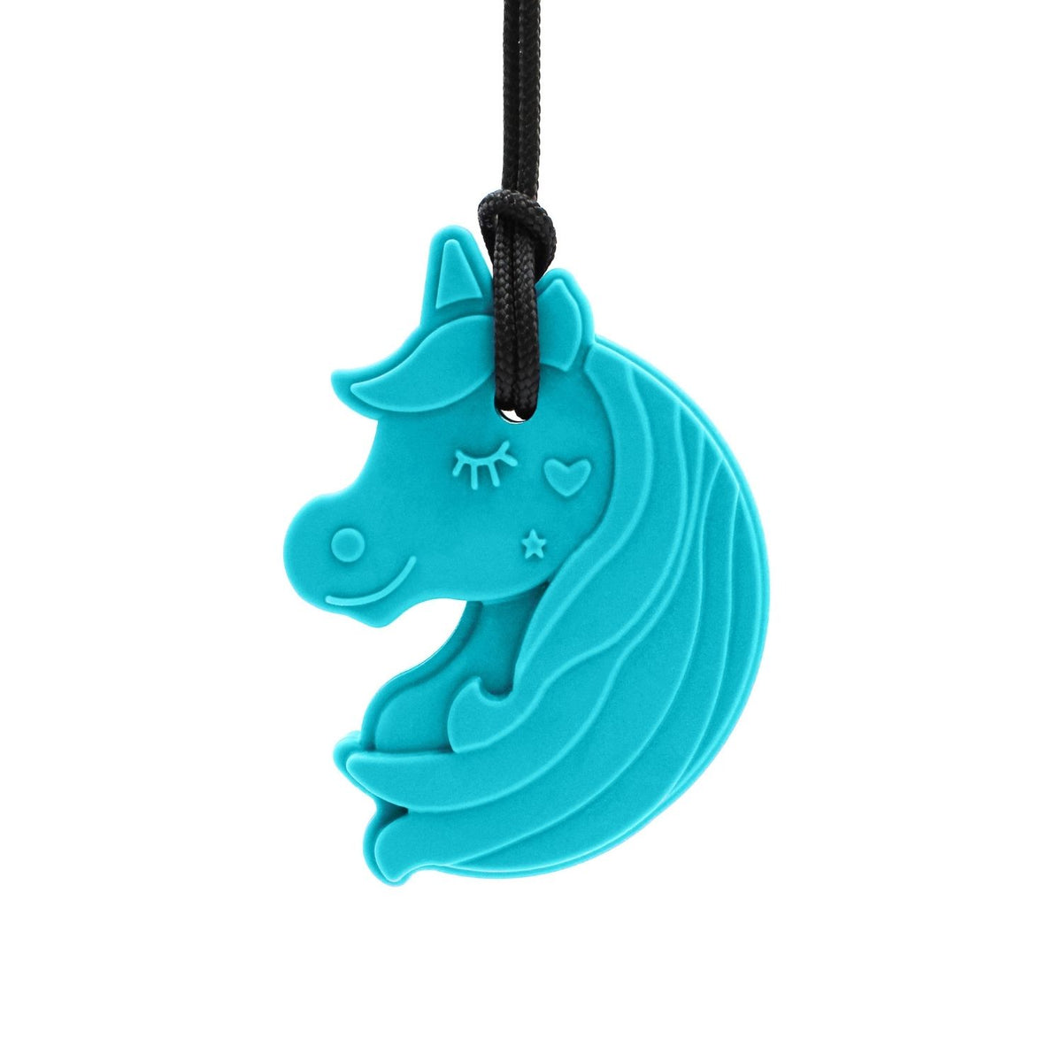 Turkost Chewnicorn, tre hårdhetsgrader och sex färgalternativ.