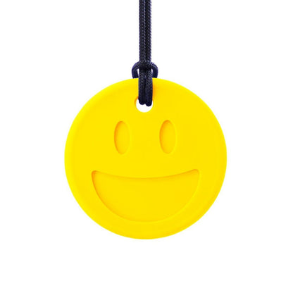 Gult Smiley Face-tugghalsband för ADHD & autism.