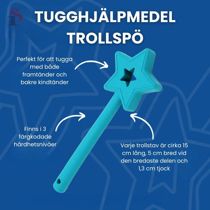 Produktinformation om Trollspö, perfekt för sensorisk stimulans.