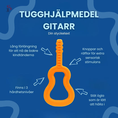 Informationsblad om Gitarrens fördelar, anpassad för oral stimulans.