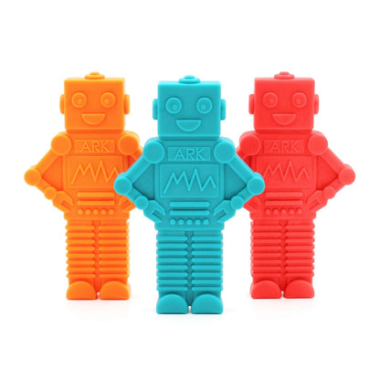 Flera färger av MEGA RoboChew i robotdesign – idealiskt för ADHD och autism